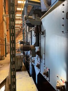 Blastec, Plate Conveyor Shot Blasting System, 120" plate width, (4) 40 HP blast wheels, 50' powered roller - Image 3