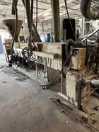 Welex #Gala-6, pelletizing line, 30:1 L/D vented barrel & screw, ran 980 Lbs/Hr HIPS - Image 1