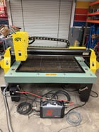 Piranha #B404, CNC plasma cutting system, 4' x 4' table, Hypertherm Powermax 45xp, lightly used, Starfire - Image 1