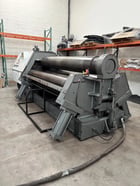 120" x 1" Bertsch #100-10, 4-roll plate bending roll, 17" top roll, 1" pre-bend capacity, 2018 - Image 5