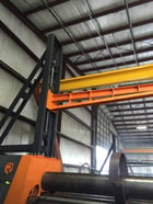 120" x 1" Roccia #HR4W-V100, 4-roll plate bending roll, 14.56" top roll, 25 HP, 2014 - Image 3