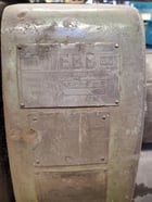 8' x 1/4" Webb #R3L, plate bending roll, 5" rolls - Image 2