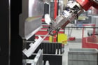 67 Ton, Amada #EG-6013, CNC robotic press brake bending cell, 4.5' overall, 53.1" between housing, 6" stroke - Image 5