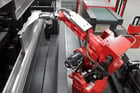 67 Ton, Amada #EG-6013, CNC robotic press brake bending cell, 4.5' overall, 53.1" between housing, 6" stroke - Image 8