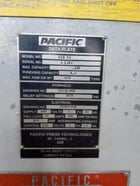 625 Ton, Pacific #625RD, hydraulic straightening press, 18" stroke, 28" x 28" pressing platen, 34" x 120" - Image 8