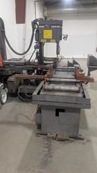 18" x 18" HEM #V100-HLA-3, vertical band saw, 18" throat, 45&deg; head tilt, 24" x 24" table, 2004 - Image 2