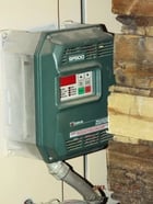 30 Ton, Brown #T-310, vertical trim press, 12.25" x 40" window opening, 13.5" max stroke, variable speed drive - Image 5