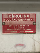 50 Ton, Carolina #CBP-1200, H-Frame Press - Image 7