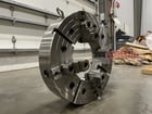 25" BTC 4-Jaw Manual Chuck, 12.5" Bore, A1-20 Mount, Reversible Top Jaws, 2-Piece, NEW - Image 2