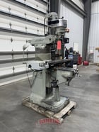 Bridgeport Step Pulley Vertical Knee Mill, 9" x 42" Table, 1 HP, R8, Powerfeed, 2-Axis digital read out, 4" - Image 3