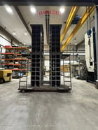 180" x 36" x 36" Giddings & Lewis Angle Plates, Pair, Mounted to 12' x 36" x 5" T-Slotted Floor Plate - Image 6
