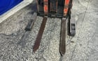 3,000 LB Raymond #020-F30-TT, Electric Stand Up Forklift - Image 1