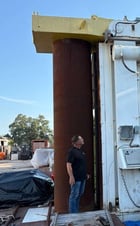 Hugh Smith, Shipyard Vessel with vertical Plate Roll Bender, 3000 Ton, 13' width, 7.87" Thickness, 37.8" Main - Image 9