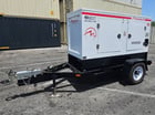 68 KW Magnum #MMG80, Generator Set, 2005, Only 5 Hrs! Trailer Mounted w. Fuel Tank - Image 1
