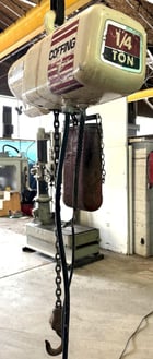 .2 Ton, Coffing #JF-1/4, electric chain hoist, 18' lift, 32 FPM, 1/2 HP, 115/230 V., 1 Ph., pendant - Image 3