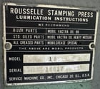 10 Ton, Rousselle #1A, OBI press, 8" x 13" bed, 5" x 7" opening, mechanical clutch, 3/4 HP, 115 V., 1 Ph. - Image 7
