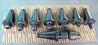 Erickson NMTB50 Quick Change Tool Holders, Set of (8), w/ Jacobs Drill Chuck, End Mill & Morse Taper Holders - Image 2