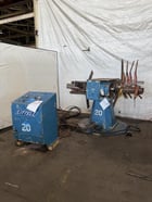 6000 lb. Littell #60-12, double end hydraulic uncoiler, 12" width, 60" outside dimensions, 16"-20" ID, 1974 - Image 1