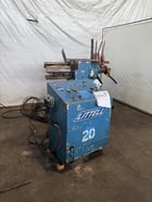6000 lb. Littell #60-12, double end hydraulic uncoiler, 12" width, 60" outside dimensions, 16"-20" ID, 1974 - Image 3