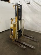 4000 lb. Yale, electric walk behind forklift, 12 V., 2-stage mast, 15' lift - Image 1