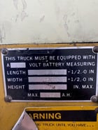 4000 lb. Yale, electric walk behind forklift, 12 V., 2-stage mast, 15' lift - Image 10
