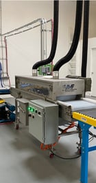 18" wide x 8' long AMF dip tank belt conveyor, 304 Stainless, Intralox belt, (2) explosion-proof washdown - Image 8