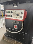 1/8" x 8-5/8" x 8-5/8" Amada #CSW-220, 10 ton, hydraulic corner notcher - Image 4