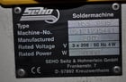 SEHO #HSS-3235, wave soldering system, stamp fluxer, 2 IR preheat zones, 9-7/16" x 11-13/16" solder area - Image 10