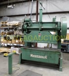 60 Ton, Rousselle #6B-76, double crank gap frame press, 2" stroke, 12.5" shut height, 3" adj., 50 SPM, 76" x - Image 1