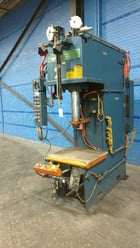 50 Ton, P & H #OGF-50, hydraulic press, 15" stroke, 34" daylight, 30" x 27" bed, 8" bore, 1990 PSI., 15 HP - Image 1
