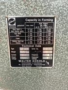 Eckold #KF309, Shrinking & Stretching Machine, Capacity: 14 Gauge Mild Steel, Throat: 13", Strokes/Min: 400 - Image 5