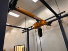 1 Ton, Gorbel, free stand bridge crane, 84" inder hook, pendant hoist Control, 7 FPM, 2011 - Image 6