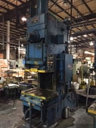 90 Ton, Niagara #E-90, back geared OBI press, 9" stroke, 18" Shut Height, 4.5" powered adj., 46 SPM, 39" x25" - Image 3