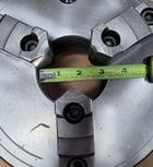 10" Precision, 3-jaw chuck, D1-8 camlock, 3" thru hole, 6-pin, w/ chuck key - Image 5