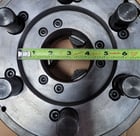 10" Precision, 3-jaw chuck, D1-8 camlock, 3" thru hole, 6-pin, w/ chuck key - Image 9