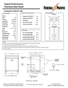 100 KVA 240/480 Primary, 120/240 Secondary, Federal Pacific #S2XLH21-100, Dry Type Transformer, 1 Phase, Nema - Image 2