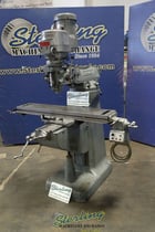 Bridgeport #Series-I, vertical mill, 9" x 48" table, one shot lube, new X power feed, scraped & chrome ways - Image 3