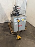 14" Dake #350-S, cold saw, 20-105 RPM, 6-5/8" max. vise opening, 45° /60° miter, 3.5 HP, 220/440 V., 2016 - Image 3