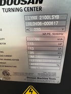 Daewoo Doosan #Lynx-2100LSYB, CNC lathe, 23.6" swing, 8" chuck, 2.6" bar, 11.8" diameter, 20" length, 20 HP - Image 6
