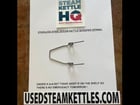 Lee style Stainless Steel scraper spring, fits 3.5" x 4.5" round & square front kettle scrapers, 2026 - Image 4