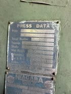 14 Ton, Niagara #A2, tilt punch press w/ flywheel, 1-3/4" stroke, 7-1/2" Shut Height, 15-1/2" x 10" table - Image 2