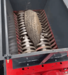 TDF Tyre Shredder, Enerpat #MSB-ETY1600, 3 TPH, Producing 50-100 mm Tire Chips - Image 3