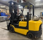6000 lb. Caterpillar #GC30K, propane, Cushion Tire Forklift, 3-stage mast, side shift, fork positioner, 54" - Image 3