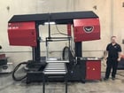 30" x 31" RMT #S-FAB-CM-30-31, manual pivot double miter bandsaw, 65-328 FPM, 10 HP, 331" x 1.61" x 0.051" - Image 5