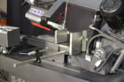 9" x 12" RMT #S-FAB-PDM-9-12, semi-auto pivot double miter bandsaw, 114-229 FPM, 1.75 HP, 8'11" x 1" x 0.035" - Image 3
