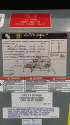 75 KVA 480 Primary, 208Y/120 Secondary, Square D 75T3H Sorgel, Isolation, 3PH - Image 6