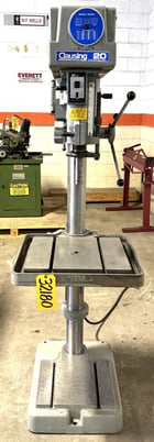 20" Clausing #2221, Single Spindle Drill, 300-2000 RPM, 22" x 19" Table, 1 HP, 1 Phase - Image 3