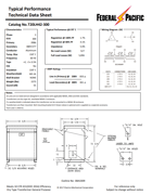 300 KVA 208 Delta Primary, 480Y/277 Secondary, Federal Pacific #T20LH42-300, Step Up Dry Type Transformer - Image 2