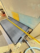 36" Ramco, wide belt sander, single head, conveyor feed table, dust extraction ports - Image 3