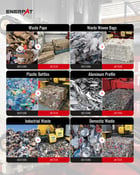 Enerpat, Automatic 2-Ram Aluminum Cans Baler, Heavy Duty 74 HP Recycling Baler, 62" x 46" x 30" Bale Size - Image 7